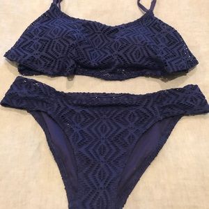 Dark navy Roxy bikini set